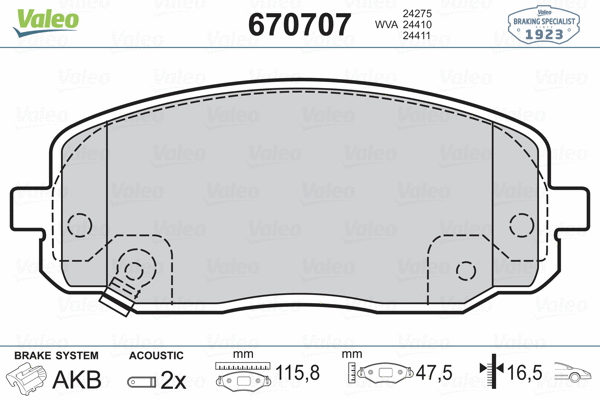 Brake Pad Set, disc brake