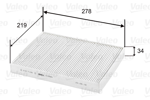 Filter, cabin air (715581)