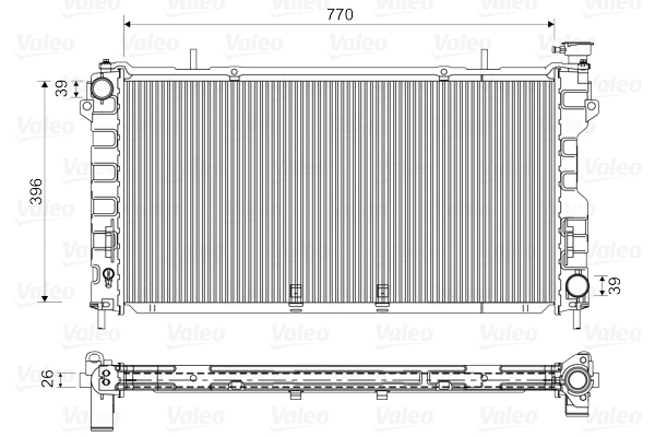 Radiator, engine cooling (732757)