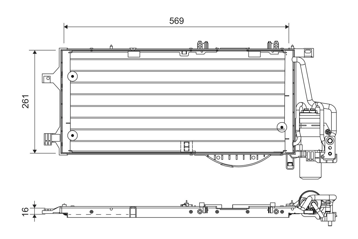 Condenser, air conditioning (818118)