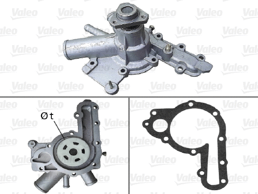 Water Pump, engine cooling (506861)