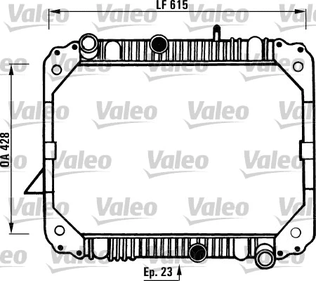 Radiator, engine cooling (730892)