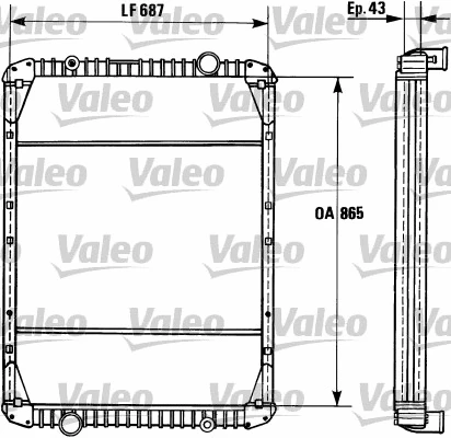 Radiator, engine cooling (730748)