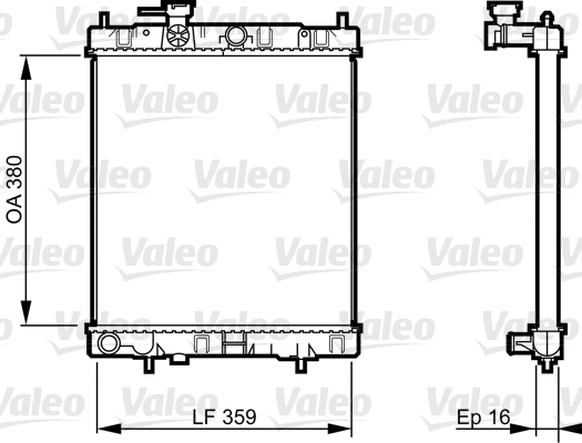 Radiator, engine cooling (731287)