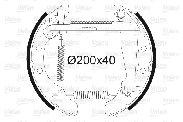 Brake Shoe Set (554839)