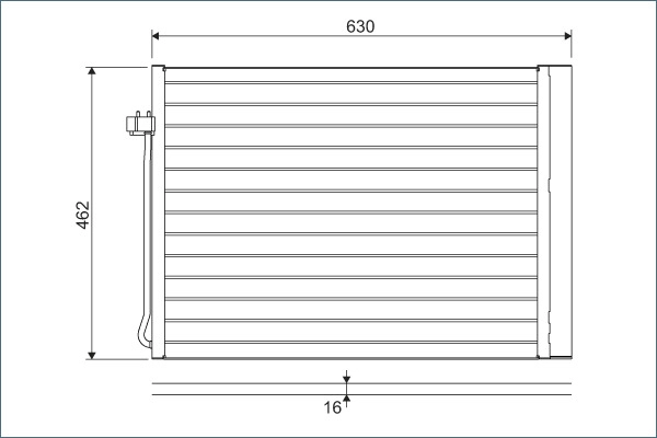 Condenser, air conditioning (814367)
