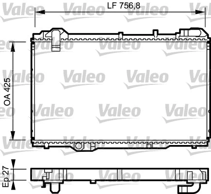 Radiator, engine cooling (734285)