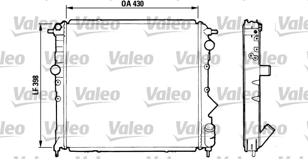 Radiator, engine cooling (810995)