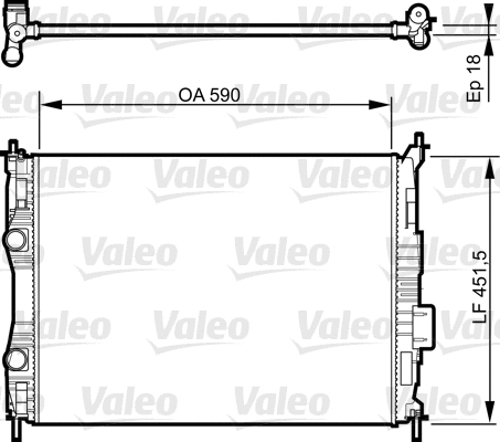 Radiator, engine cooling (735283)