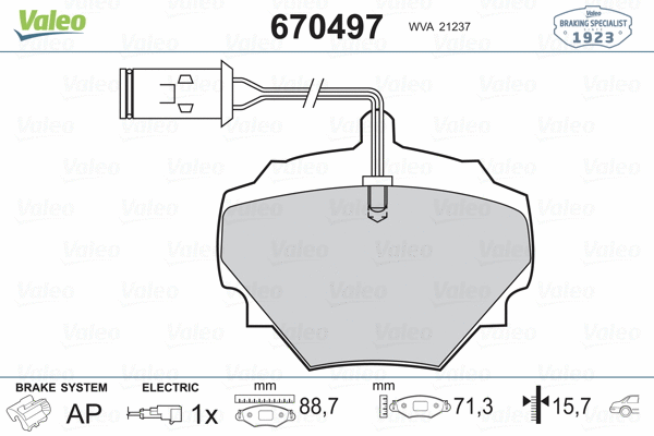 Brake Pad Set, disc brake