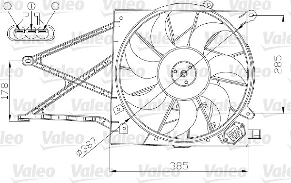 Fan, engine cooling (696173)