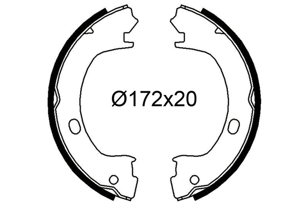 Brake Shoe Set (564271)