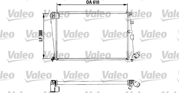 Radiator, engine cooling (730961)