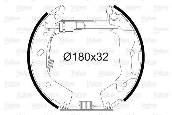 Brake Shoe Set (554884)