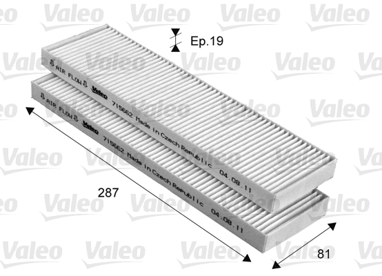 Filter, cabin air (715662)