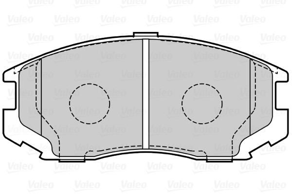Brake Pad Set, disc brake (670072)