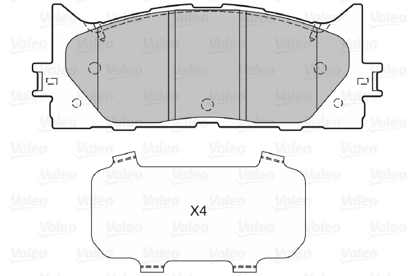 Brake Pad Set, disc brake (598890)