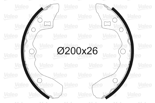 Brake Shoe Set (562702)
