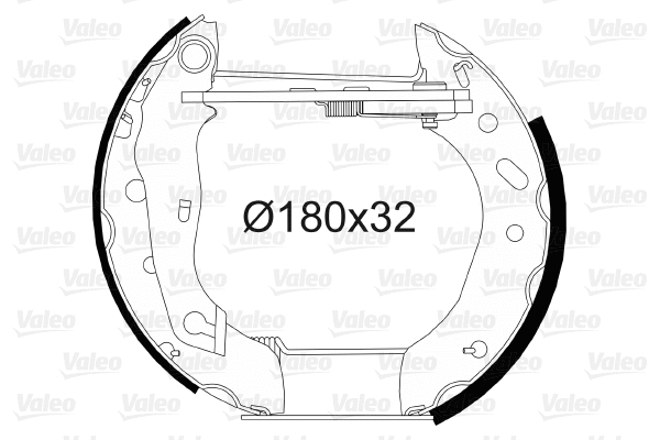 Brake Shoe Set (554718)