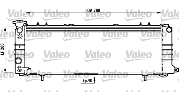 Radiator, engine cooling (732552)