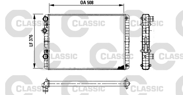 Radiator, engine cooling (230954)