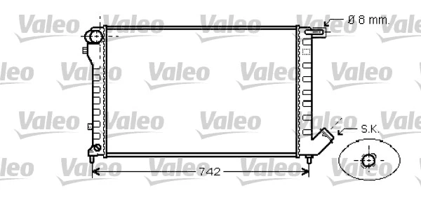Radiator, engine cooling (734456)