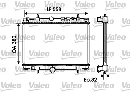 Radiator, engine cooling (734281)
