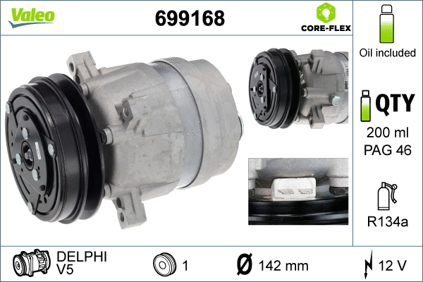 Compressor, air conditioning (699168)