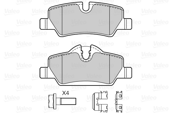 Brake Pad Set, disc brake (601553)