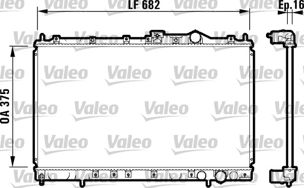 Radiator, engine cooling (732327)
