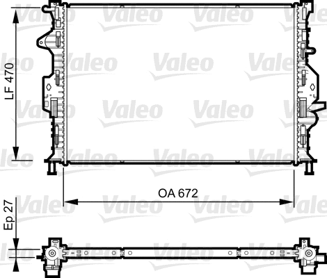 Radiator, engine cooling (735374)
