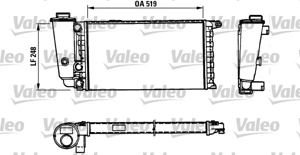 Radiator, engine cooling (816707)