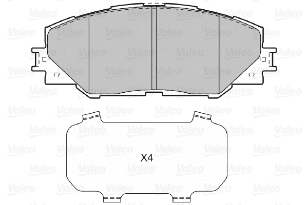 Brake Pad Set, disc brake (601037)