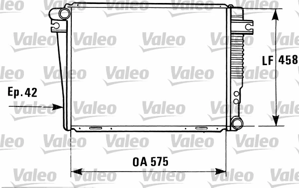 Radiator, engine cooling (819371)