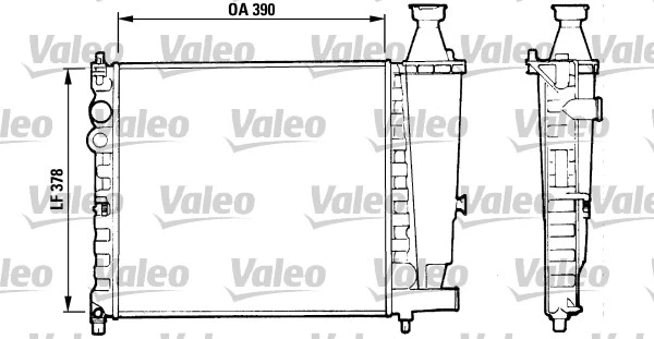 Radiator, engine cooling (816555)