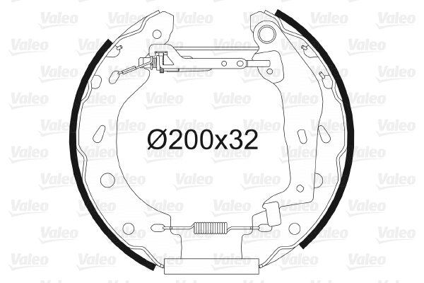 Brake Shoe Set (554763)