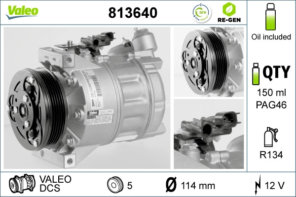 Compressor, air conditioning (813640)