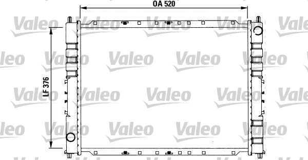 Radiator, engine cooling (731212)