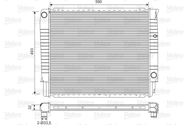 Radiator, engine cooling (732368)