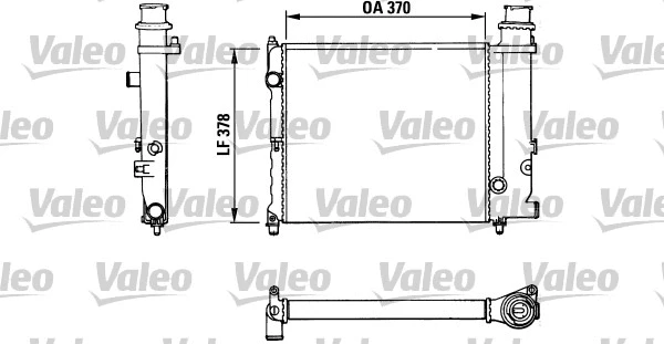 Radiator, engine cooling (883772)