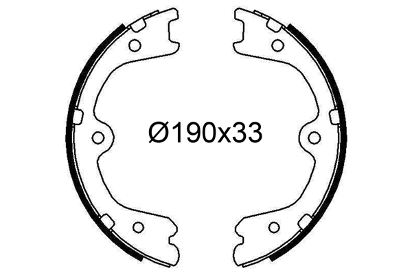 Brake Shoe Set (564309)