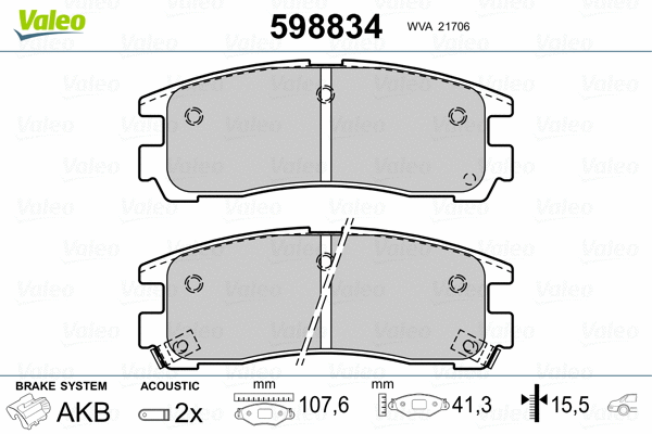 Brake Pad Set, disc brake