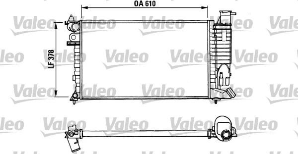 Radiator, engine cooling (731010)