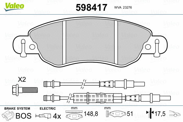 Brake Pad Set, disc brake