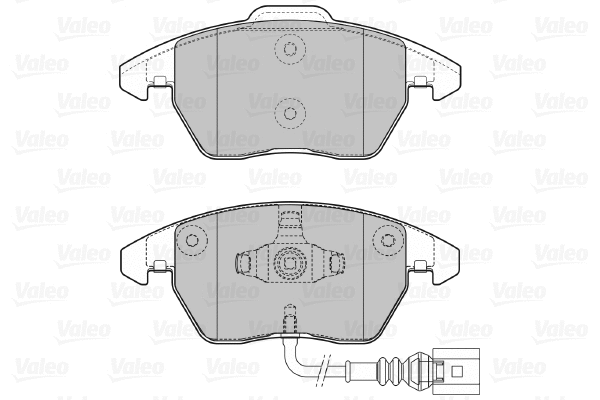Brake Pad Set, disc brake (598635)