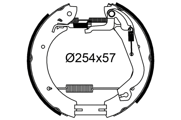 Brake Shoe Set (554917)