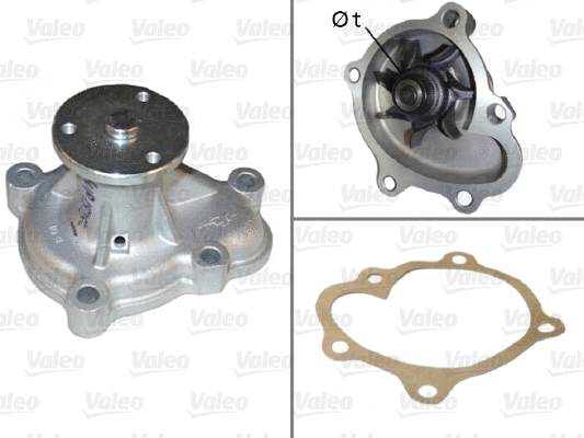 Water Pump, engine cooling (506697)