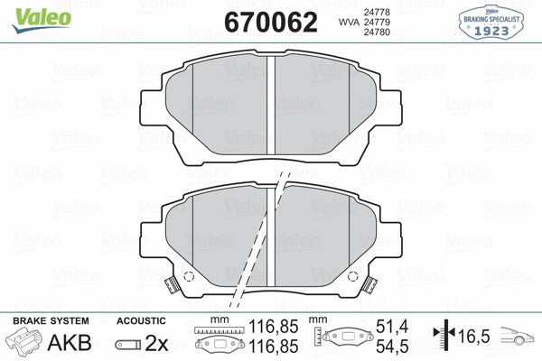 Brake Pad Set, disc brake