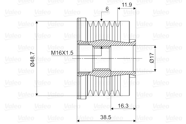 Alternator Freewheel Clutch