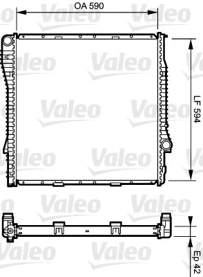 Radiator, engine cooling (734894)